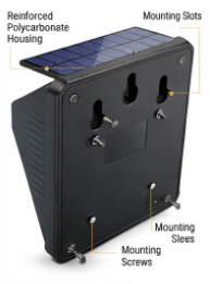 Solar Charging LED Sensor Light